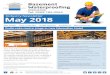 Industry Newsletter May 2018 · waterproofing products and membranes - bituminous plates for waterproofing, vapour barriers, emulsions, fillers and adhesives and bituminous sheets
