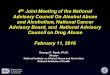 Advisory Council On Alcohol Abuse and Alcoholism, National … · 2016-02-23 · 4th Joint Meeting of the National Advisory Council On Alcohol Abuse and Alcoholism, National Cancer