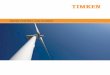 WIND ENERGY SOLUTIONS · lube points in generators, main bearings, yaw and pitch bearings, fan blade bearings, yaw and pitch gears, blade switch drives and slewing rings. Timken M-Power
