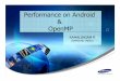 Samsung - Performance on Android OpenMP · Concurrency, Parallelism, Shared Memory • Concurrency - Two or more threads are in-progress at the same time • Parallelism: Two or more