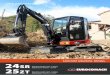 MINI EXCAVATORS - Eurocomach · The heart of the excavators is the efficient YANMAR 3TNV76 - Stage 5 engine designed and built to optimize performance and reduce fuel consumption