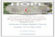 Welcome to Hope Baptist Church · The Necessity of Prayer EM Bounds Prayer and Faith Delay is often the test and the strength of faith. How much patience is required when these times