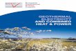 GEOTHERMAL ELECTRICITY AND COMBINED HEAT ......Binary cycle power plants B inary, known also as organic Rankine cycle (ORC), plants operate usually with waters in the 100 to 180 C