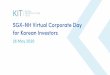 SGX-NH Virtual Corporate Day for Korean Investors as at 3 April 2020 S$700.0m KMC loan due in June 2020