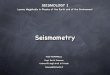 PowerPoint Presentation - Seismometrymoodle2.units.it/pluginfile.php/9017/mod_resource/... · Seismology I - Seismometry Wood-Anderson seismometer One clever variation on this basic