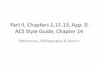 Part II, Chapters 2.11-13, App. D ACS Style Guide, Chapter 14faculty.missouri.edu/~glaserr/GUCAS2010/SW_Day04.pdf · 2010-06-23 · Part II, Chapters 2.11-13, App. D ACS Style Guide,