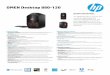 OMEN Desktop 880-120 - CNET Content Solutions â€¢ Warranty: 1-year limited hardware warranty Product