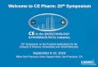 Welcome to CE Pharm: 20th Symposium...CE Pharm Recipients of “CE Pharm Award” 2006 - Norberto Guzman, Johnson & Johnson 2007 - Kevin Altria, GlaxoSmithKline 2008 - Anthony Chen
