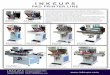 PAD PRINTER LINE...Inkcups o˜ers a line of heavy-duty semiautomatic pad printing machines, from 1-color tabletop to 6-color models. The machines can be equipped with various tooling