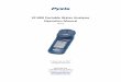 SP-800 Portable Water Analyzer Operation Manual · SP-800 Portable Water Analyzer Operation Manual Rev.B © Pyxis Lab, Inc 2017 All Rights Reserved Pyxis Lab, Inc 1729 Majestic Dr