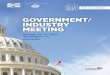 GOVERNMENT INDUSTRY MEETING...“Nice to hear from government and industry at the same place.” 2019 Attendee The Government/Industry Meeting, held in Washington, D.C. on January