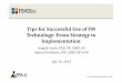 Tips for Successful Use of FM Technology: From Strategy to ... · 7/16/2013  · Tips for Successful Use of FM Technology: From Strategy to Implementation Angela Lewis, PhD, PE, LEED
