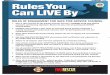 Rules You Can LIVE By You Can Live By.pdf · 2014-07-23 · Rules You Can LIVE By RULES OF ENGAGEMENT FOR SAFE FIRE SERVICE TRAINING 1. Have a clear purpose for the training exercise