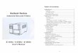 X Series User's Manual Update - 20080513 · 2017-04-13 · 1 Getting Started Congratulations on choosing the Argox Xellent Series (X-Series) industrial barcode printer. This user’s