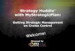 Strategy Huddle with MyStrategicPlanonstrategyhq.com/wp-content/uploads/2011/04/MyStrategic... · 2013-07-08 · Strategy Huddle TM with MyStrategicPlan: Getting Strategic Management