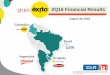 2Q16 Financial Results - Grupo Éxito webcast press... · Recurring EBITDA posted a solid 7.3% margin, 20 bps higher vs 2Q15 and +160 bps vs 1Q16. Consistent quarterly outcome and