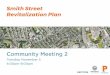 Smith Street Revitalization Plan · the process September 2019 Spring 2020 Fall 2019 Winter 2020