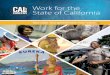 Work for the State of California · employees and ideas are needed in all areas. If you’re avoiding public service because it sounds repetitive and mundane, you might be surprised