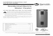 Residential Electric Water Heater - Lowe's Canada · 2020-04-23 · February 2017 2000540850 (VER 00) 100283231 (REV A) Residential Electric Water Heater Installa on Instruc ons and