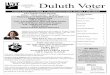 Duluth VoterPage 2 Duluth Voter May 2011 Calendar May 5/4 Board Meeting, 6:30 5/11 Annual Meeting 5/12 LWV Duluth Book Club 5/17 Voter ID Forum 5/21 22 LWV State Convention June 6/4