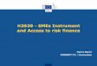 H2020 - SMEs Instrument and Access to risk financeec.europa.eu/information_society/newsroom/image/... · European Fund for Strategic Investments Securitisation FINAL RECIPIENTS AND