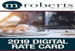 2019 DIGITAL RATE CARD - M. Roberts Media...Email Blast Advertiser Offer OPEN RATE $300 FREQUENCY 1X OPEN RATE 3 MONTH 6 MONTH 9 MONTH 12 MONTH FREQUENCY/MO UNITS News (includes daily