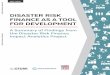 DISASTER RISK FINANCE AS A TOOL FOR DEVELOPMENT Sovereign Disaster Risk Finance and Insurance in Mexico