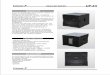 HOJA DE DATOS UP-24 - Linear-Flinear-f.com/download/UP-24_hoja-de-datos.pdf · 2016-11-18 · HOJA DE DATOS UP-24 DESCRIPCION Sub auto-ampliﬁcado de excelente calidad de audio y