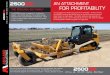 2500SS AN ATTACHMENT THE GROUND HOG FAMILY FOR ...€¦ · Your compact track loader just got a lot more valuable. A first of its kind, the 2500SS combines the efficiencies of an