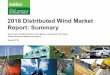 2018 Distributed Wind Market Report: Summary Distributed... · 2018 Distributed Wind Market Report. Purpose, Scope, and Data: • Publicly available annual report summarizing the