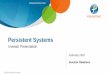 Persistent Systems · © 2016 Persistent Systems 9 Sequential Q3 FY16 vs. Q2 FY16 Particulars Q3FY16 Q2FY16 Change Exps / Sales % QoQ Q3FY16 Q2FY16 Revenue (USD M) Services 71.62