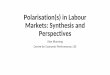 Polarisation(s) in Labour Markets: Synthesis and Perspectives · that any impact on labour reallocation will be very large – 20% of workers in UK are changing jobs every year •