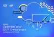 EBOOK: Optimize Your SAP Environment - Amazon S3...The AWS global footprint combined with Amazon Simple Storage Service (Amazon S3), Amazon CloudWatch, and Amazon EC2 automatic recovery