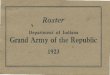 Roster - Indiana Genealogical Society · Post Name City No. Morton .... Terre Haute .. . Gen. Canby. Brazil.. Logan4"'ylor ... Lafayette .. . John C. Fremont .. Covington. 5 Pap Thomas