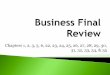 Business Final Reviewpehs.psd202.org/documents/rrodrigu/1513357607.pdf · Know terms and concept Budget-plan for the using your moneyGross pay-Total pay before taxes & other deductions