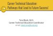 Career Technical Education Coordinator Career Technical ... Career Technical Education (CTE) provides