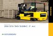 ForkLiFT TruCks Environmentally - Friendly 20/25/30/32BC-7 AC20/25/30/32BC-7 AC ForkLiFT TruCks Environmentally - Friendly North America Only *Some of the photos may include optional