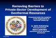 Removing Barriers to Private-Sector Development of ...oas.org/usde/reia/Documents/chile_presentation.pdf15 April 2005 1 Removing Barriers to Private-Sector Development of Geothermal