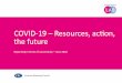 COVID-19 – Resources, action, the future...Lab. Our reporting in times of uncertainty reports provide insight into the challenges of reporting and disclosure during COVID-19. The