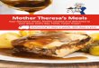Mother Theresa’s Meals · Choose either hot or chilled We deliver both chilled and hot meals; chilled meals are delivered on a china plate ready to be re-heated at your convenience