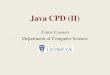 Java CPD (II)frans/CPD/JavaCPD/... · Java CPD (II) Frans Coenen Department of Computer Science . Tea Time? Java “Keyboard” Input . Keyboard Input (1) •Java is a sophisticated