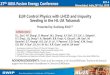 27th IAEA Fusion Energy Conference EX7-4 Ahmedabad, India,26th · Ahmedabad, India,26th Oct. 2018 1. Southwestern Institute of Physics, P.O. Box 432, Chengdu, China 2. Department