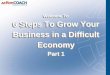 Welcome To 6 Steps To Grow Your Business in a Difficult ... · Your presenter: Chris Edwall • Education: BSEE, MSEE, MBA • 25 years of business experience – half in Fortune