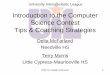 Introduction to the Computer Science Contest Tips ...€¦ · Introduction to the Computer Science Contest Tips & Coaching Strategies University Interscholastic League. 2020 UIL Capital