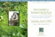 You’re invited to a Gardener’s Garden Party · 2015-09-30 · Little Compton, RI Little Compton, home of the Rhode Island Red chicken, is on the coast of Rhode Island, about 45