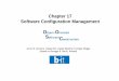 Chapter 17 Software Configuration Management · zSoftware Configuration Management manages evoli ft tlving software systems controls the costs involved in making changes to a system