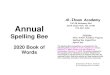 130-08 Rockaway Blvd Annual - Al-Ihsan Academy · 2020-06-21 · After School Academic Program Spelling Bee Competition Sports Day The Spelling Bee Competition is scheduled for the