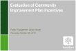 Evaluation of Community Improvement Plan Incentives€¦ · Evaluation of Community Improvement Plan Incentives Public Engagement Open House Thursday October 20, 2016