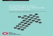 A recipe for action: using wider evidence for a healthier UK20recipe%20for%20a… · A recipe for action: using wider evidence for a healthier UK is published by the Health Foundation,