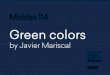 by Javier Mariscal - Mobles 114 · 2018-03-07 · ENG Green colours represents the evolu- tion of colour of the original Green eco chair designed by Javier Mariscal for Mobles 114